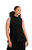 Mock Neck Tank by Sympli~ 21196-Black-Front View|Adare's Boutique