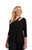 Cutting Edge Top by Sympli~ 22261-Black-Front View