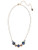 Sorrelli VENICE BLUE- Haute Halo Lined Tennis Necklace ~ NEY11AGVBN