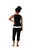 Motion Tank by Sympli -21192-Black/Fog-Back View|Adare's Boutique