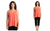 Reversible Go To Tank by Sympli-21198-Coral-Front View|Adare's Boutique