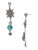 Sorrelli- TURQUOISE - Stevie Statement Earrings ~ 4EFF44PDTQ