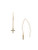 Sorrelli SAGE GREEN- Jolie Cross Dangle Earrings ~ EEX8BGSGR | Adare's Boutique