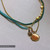 Sorrelli TURQUOISE- Pura Layered Necklace ~ 4NFJ7BGTQ | Adare's Boutique