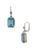 Sorrelli AQUAMARINE-Kathleen Studded Dangle Earrings ~ EFF80PDAQU | Adare's Boutique