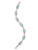 Sorrelli AQUAMARINE - Eyelet Line Tennis Bracelet~ BDN16ASAQU | Adare's Boutique