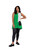  Colour Block Patch Pocket Sleeveless Tunic by Sympli-21205CB-Kelly Green/Ivory-Front View|Adare's Boutique
