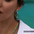 Sorrelli WHITE OPAL- Mini Serafina Hoop Earrings ~ EFJ1BGWO | Adare's Boutique
