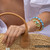 Sorrelli ULTRA BLUE - Nadine Crystal Cuff Bracelet ~ 4BEZ17BGUB | Adare's Boutique