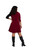 Colour Block Patch Pocket Dress by Sympli~ 28138CB-Bloodstone/Black- Back View|Adare's Boutique