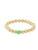 Sorrelli ELECTRIC GREEN- Zola Single Crystal Stretch Bracelet ~ 4BFJ21BGETG