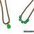 Sorrelli ELECTRIC GREEN- Ginnie Pendant Necklace~ NFF60BGETG  | Adare's Boutique