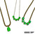 Sorrelli ELECTRIC GREEN- Ginnie Pendant Necklace~ NFF60BGETG  | Adare's Boutique