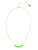 Sorrelli ELECTRIC GREEN- Shaughna Tennis Necklace ~ NFC84BGETG | Adare's Boutique