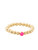 Sorrelli ELECTRIC PINK - Zoe Single Crystal Stretch Bracelet ~ 4BFJ21BGETP | Adare's Boutique
