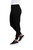 Jersey Fleece Back Jogger Leggings by Sympli- FB2701-Black-Side View|Adare's Boutique