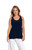 Sympli Go To Tank-21120-Navy-Front View|Adare's Boutique
