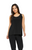 Sympli Go To Tank-Black-21120-Front View|Adare's Boutique