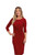 Side Twist Top by Sympli~ 22293-Red-Front View|Adare's Boutique