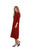 Reversible Narrow Lantern Dress by Sympli~ 28124-Red-Side View|Adare's Boutique