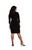 Side Twist Dress by Sympli~ 28148-Black-Back View|Adare's Boutique