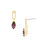 Sorrelli MERLOT - Clarissa Chain Link Earrings ~ EFL66BGMRL | Adare's Boutique