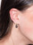 Sorrelli MERLOT - Octavia Studded Dangle Earrings ~ EEA7BGMRL | Adare's Boutique