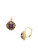 Sorrelli MERLOT - Haute Halo Dangle Earrings ~ EDL10BGMRL | Adare's Boutique