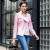Liquid Leather™ Signature Jacket By Clara Sunwoo-Pink-Front View|Adare's Boutique