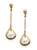 Sorrelli POLISHED PEARL - Roseta Dangle Earring~ EEC19AGPLP | Adare's Boutique