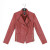  Liquid Leather™ Signature Jacket - Ruby- By Clara Sunwoo (JK161-RUBY) | Adare's Boutique