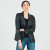  Liquid Leather™ Signature Pocket Blazer - Black- By Clara Sunwoo (JK124-BLACK) | Adare's Boutique