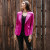 Liquid Leather™ Signature Pocket Blazer - Magenta- By Clara Sunwoo (JK124-MAGENTA) | Adare's Boutique