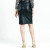 Liquid Leather™ Sheen Pencil Skirt - Black- By Clara Sunwoo (22SKL-BLACK) | Adare's Boutique