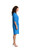 Slouchy V Neck Dress With Tie by Sympli-28169-Marine-Side View|Adare's Boutique