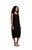 Nu Pleat Hem Tank Dress by Sympli-28175-Black-Front View|Adare's Boutique