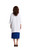  Cotton Gauze Long Cardigan by Sympli-C8500-White-Back View|Adare's Boutique