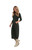  Pleat Hem Dress by Sympli~ 28144-Seaweed-Front View|Adare's Boutique