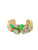 Sorrelli ELECTRIC GREEN- Peony Crystal Cuff Bracelet ~ BDN50BGETG | Adare's Boutique