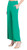 Emerald Green Soft Knit Petal Pant- By Clara Sunwoo-PT30-Side View|Adare's Boutique