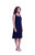 Nu Tank Dress Short by Sympli--28176 - Navy-Front/Side View | Adare's Boutique