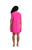 Nu Trapeze Dress by Sympli-Print-28174- Peony- Back View | Adare's Boutique