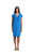 Flutter Dress Drop Shoulder by Sympli-28170-Marine-Front View|Adare's Boutique