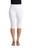 Nu Yoke Legging Capri by Sympli- 27218C-White-Front View|Adare's Boutique