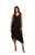 Sleeveless Reversible Drama Dress by Sympli-28168 - Black-V-Neck Front View | Adare's Boutique