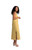 Reversible Slit Tank Dress by Sympli-28160-Marigold- Side View | Adare's Boutique