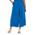 Side Pocket Culotte Pants-Soft Textured Rayon- Cobalt -By Clara Sunwoo- PT183R | Adare's Boutique