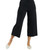 Signature Modern Gaucho Pant- By Clara Sunwoo- CPG5-Black-Front View | Adare's Boutique