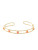 Sorrelli ELECTRIC ORANGE- Aerie Crystal Cuff Bracelet ~ BFM6BGETO | Adare's Boutique