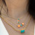 Full View - Sorrelli PORTOFINO - Lucia Pendant Necklace ~ NFM6BGPRT | Adare's Boutique